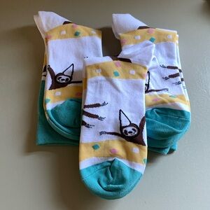 3 pair of SLOTH Socks.  Brand new. So soft